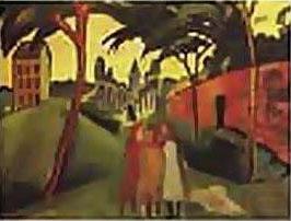 1913 Staatsgalerie Moderner Kunst, Munich, August Macke